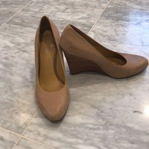 Nine West Nude Wedge